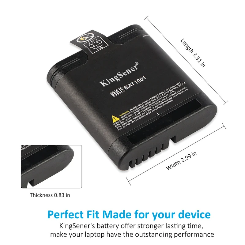 REF BAT1001 Battery for ND2054LS31 REV INTEGRA 45WH 3100mAh | US Stock