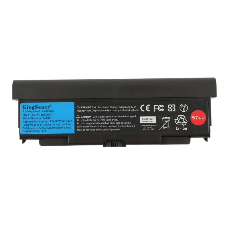 100WH 57++ T440P 9 Cell Battery For Lenovo ThinkPad T540P L440 L540 W540 W541 | US Stock