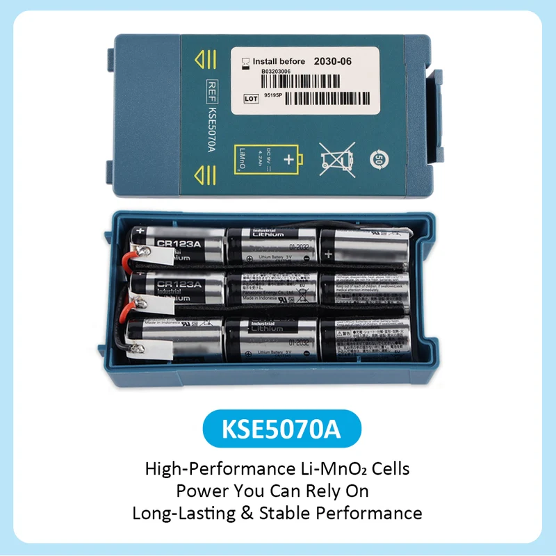 OnSite Defibrillator OnSite/FRx M5070A Replacement Battery KSE5070A 9V