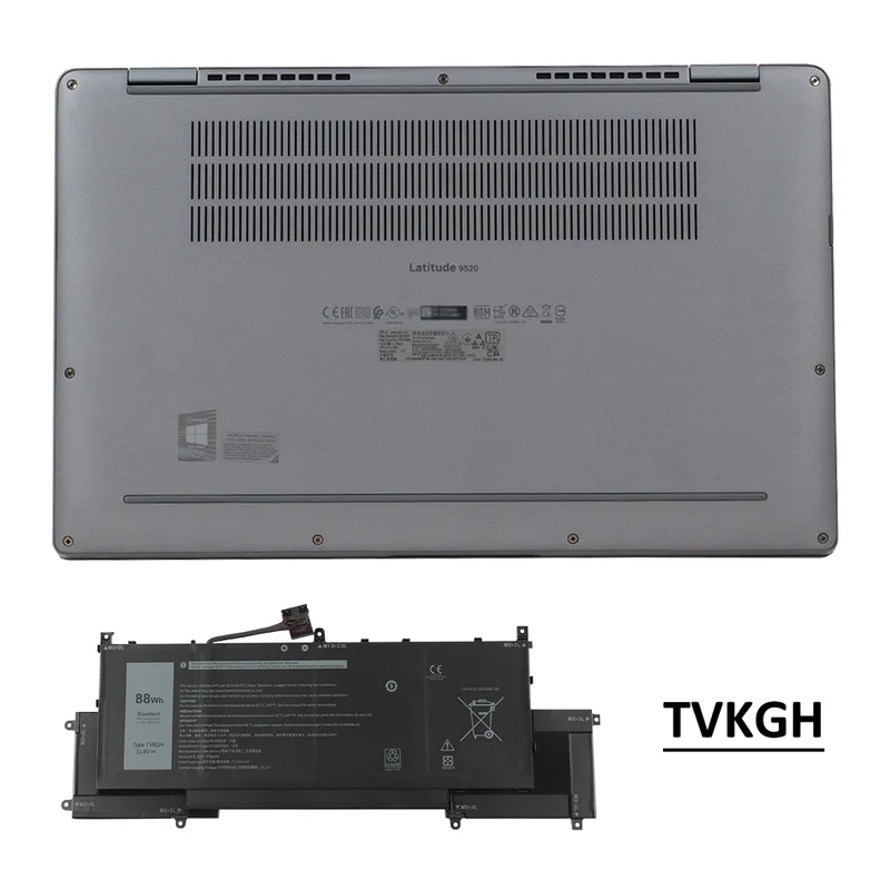 N7HT0 Battery for Dell Latitude 9510 2-in-1 N7HT0 TVKGH 089GNG 0HYMNG