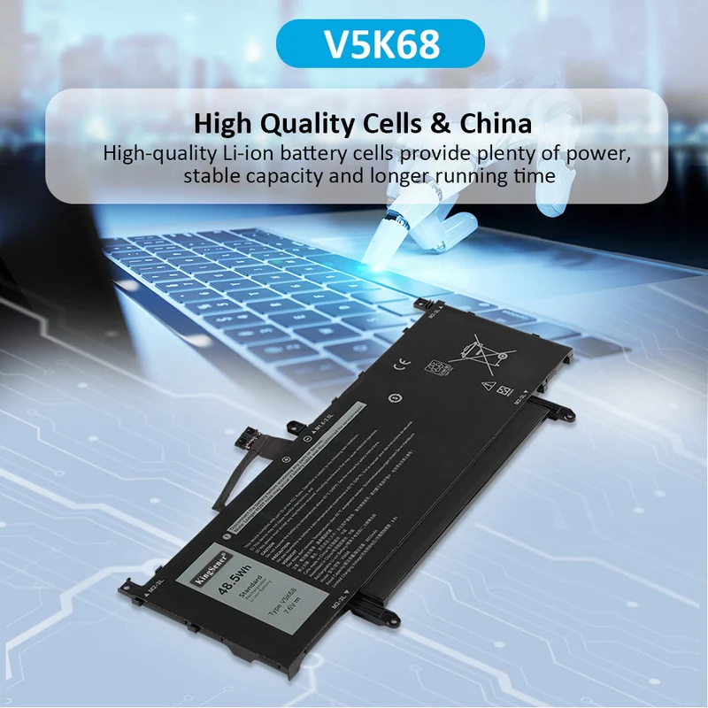 V5K68 Battery For Dell Latitude 9510 9520 2-in-1 HYMNG N2NLL 21CP4/60/81-2