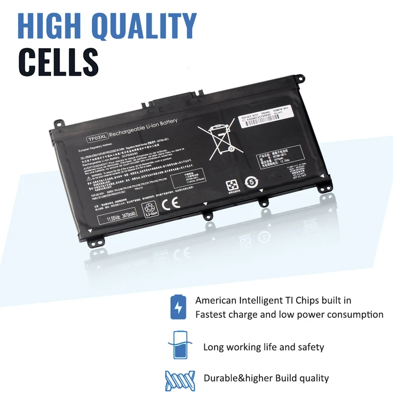 TF03XL Laptop Battery For HP Pavilion 15-CC 15-CD 17-AR HSTNN-LB7L 920070-855 LUSONBAY UK Stock