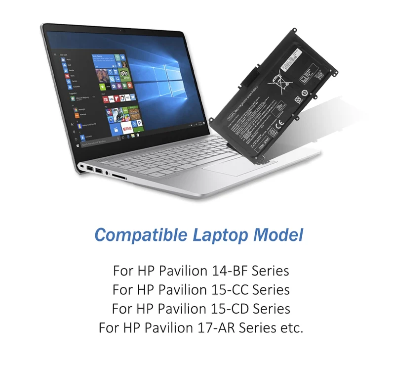 TF03XL Laptop Battery For HP Pavilion 15-CC 15-CD 17-AR HSTNN-LB7L 920070-855 LUSONBAY UK Stock