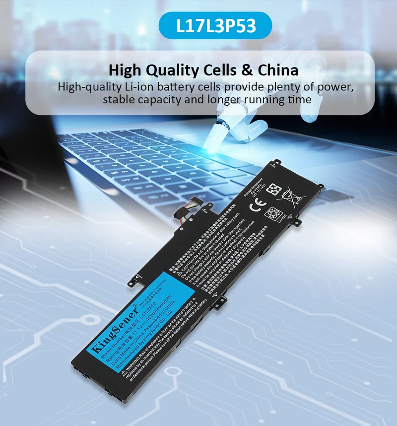L17L3P53 L17C3P53 L17M3P55 Battery For Lenovo ThinkPad S2 Yoga L380 L390 01AV481