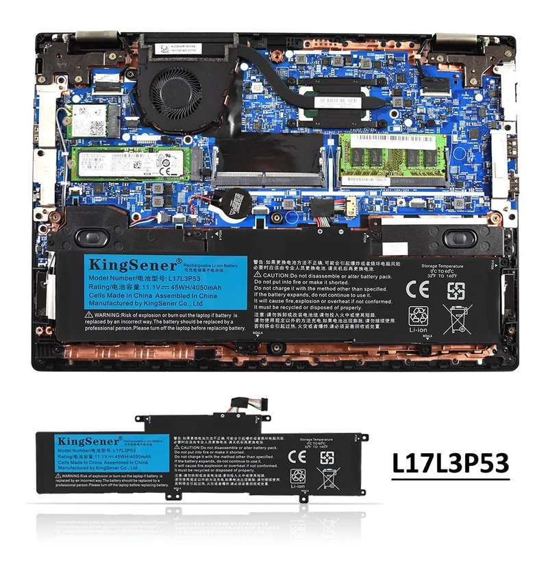 L17L3P53 L17C3P53 L17M3P55 Battery For Lenovo ThinkPad S2 Yoga L380 L390 01AV481