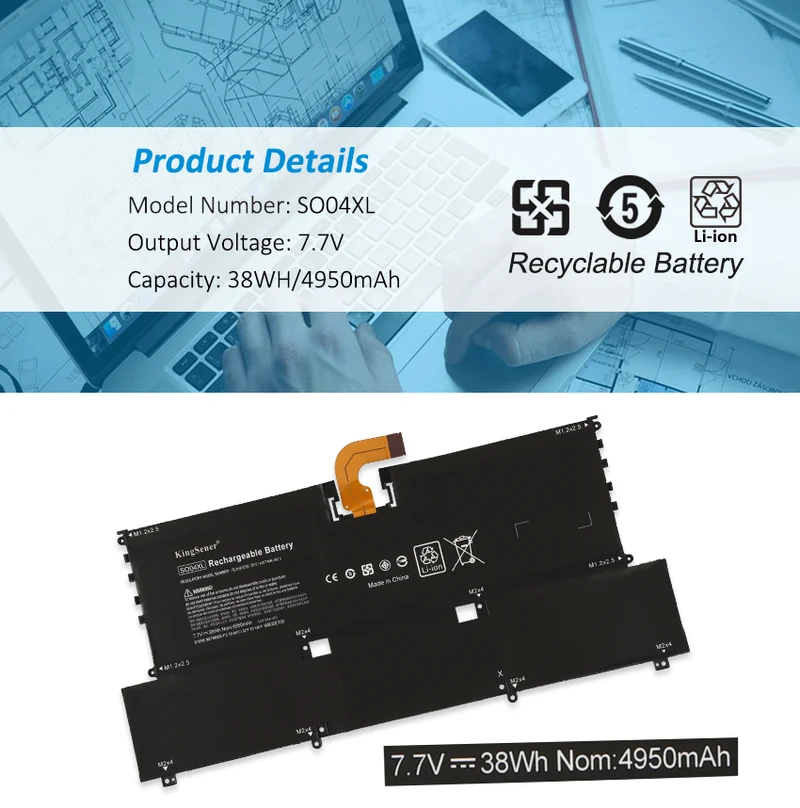 SO04XL Battery For HP Spectre 13-V000 13T-V000 13-V015TU 844199-855 HSTNN-IB7J