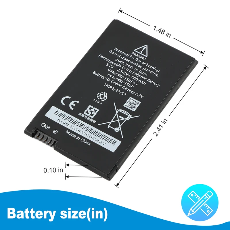 MKD35UP Battery D-80788 For BMW 5/6 Series GT 7 Series X3 X5 X6 LCD Remote Key