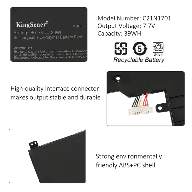 C21N1701 Battery for Asus VivoBook S14 S406U S406UA K406UA X406UA