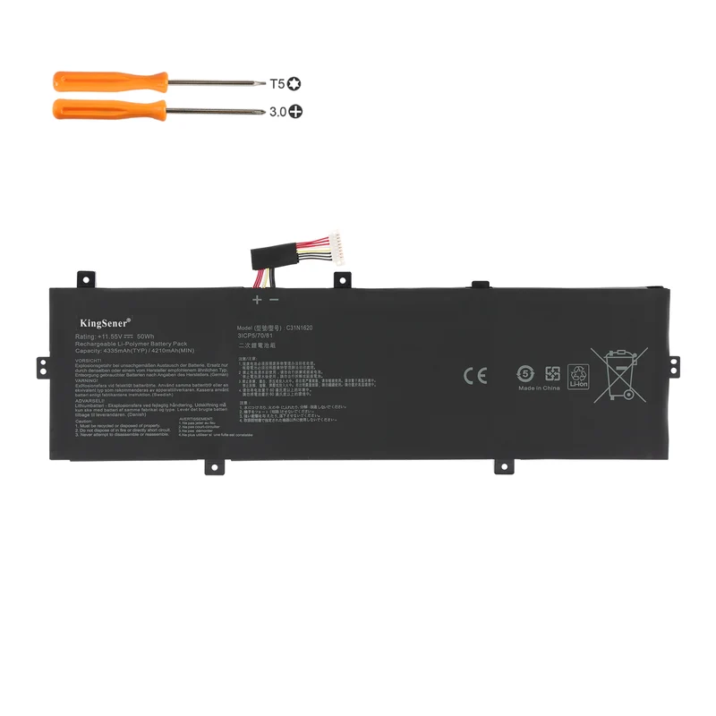 C31N1620 Battery For ASUS UX430UQ U4100UQ Pro PU404 PU404UF 0B200-02370000