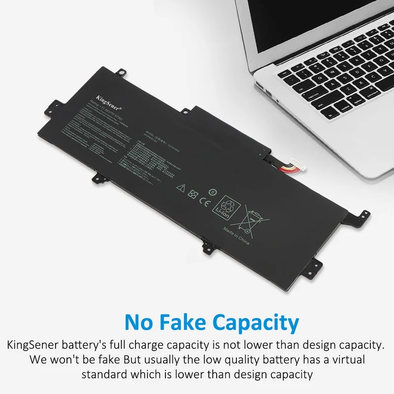 For Asus Zenbook 13.3" UX330U Laptop Battery 11.55V 57Wh 4800mAh C31N1602