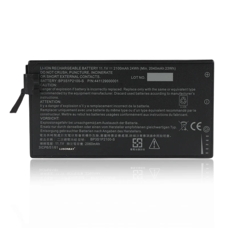 2100mAh BP3S1P2100-S Battery for Getac V110 Rugged Notebook 441129000001 LUSONBAY