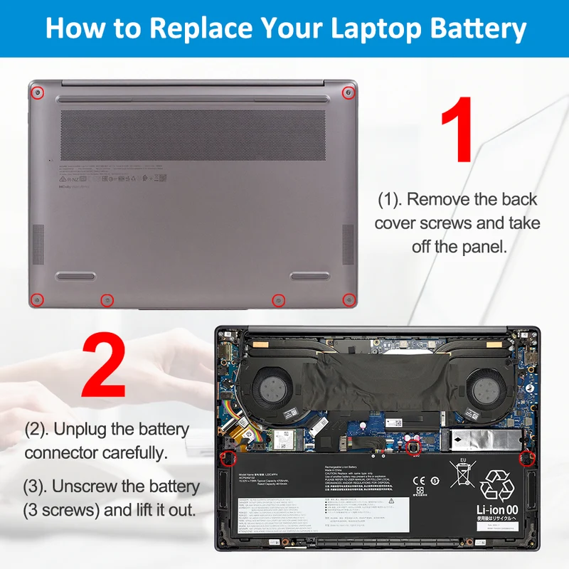L22C4PF4 Laptop Battery Replacement For Lenovo IdeaPad Yoga Pro 7 14IRH8 14APH8