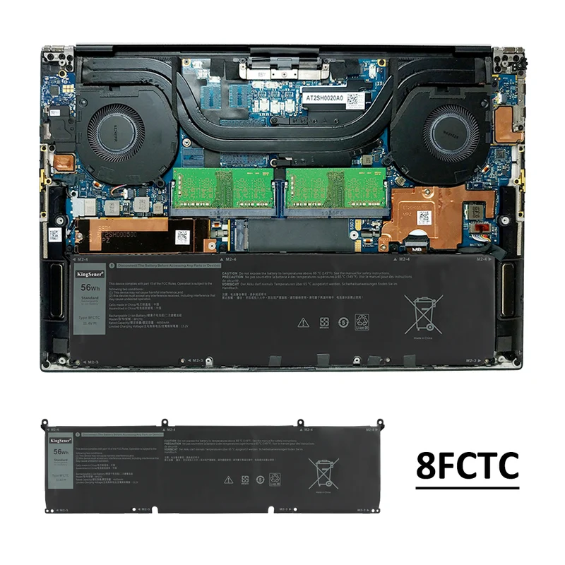 8FCTC Battery For Dell XPS 15 9500 Precision 5550 Alienware M15 R3 R4 M17 R3 R4