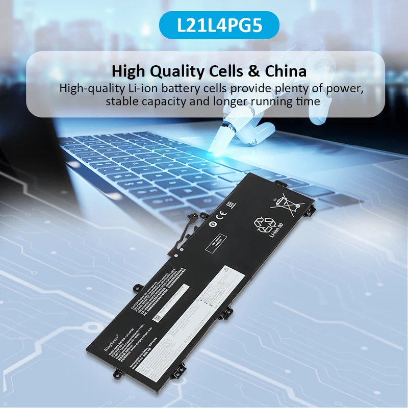 L21M4PG5 Laptop Battery For Lenovo IP 5 Chrome 16IAU7 Series L21L4PG5