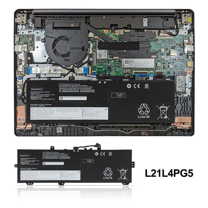 L21M4PG5 Laptop Battery For Lenovo IP 5 Chrome 16IAU7 Series L21L4PG5