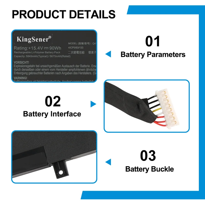 C41N1906-1 Battery For ASUS TUF Gaming A17 FA706 FA706II FA706IH FA706IU series