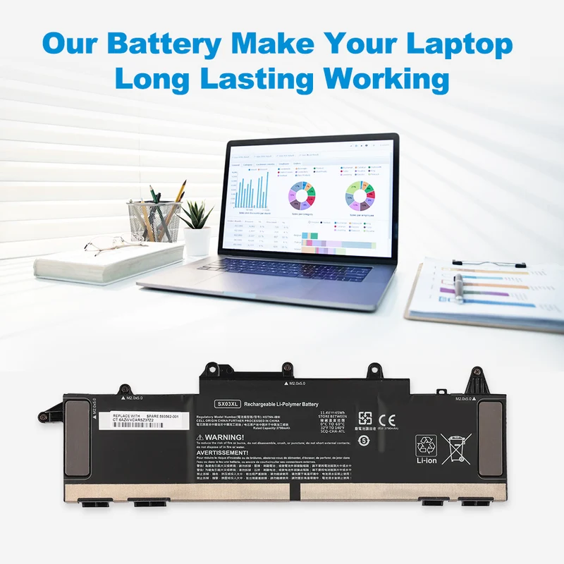 SX03XL SXO3XL Laptop Battery For HP ProBook x360 435 G7 435 G8 1F3G9EA 1F3G6EA