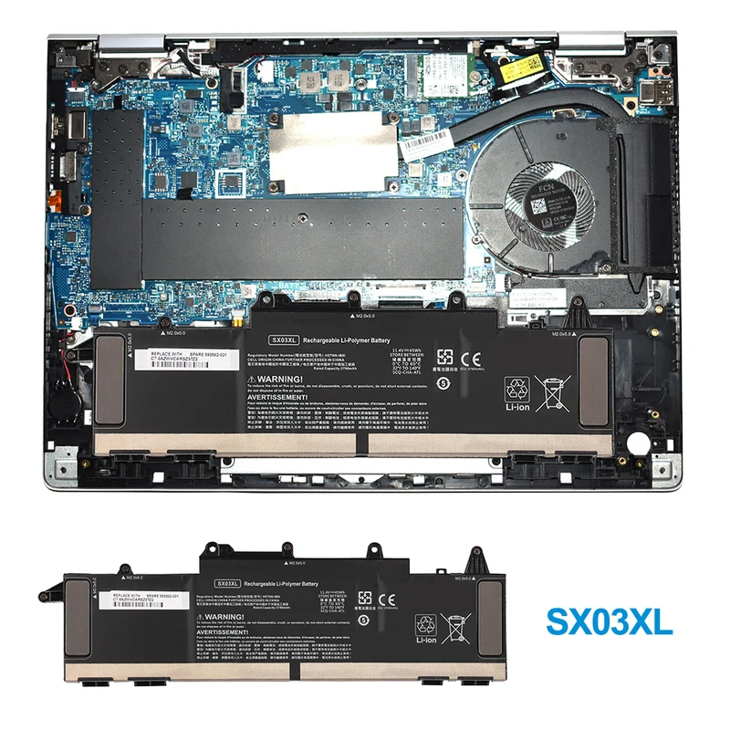 SX03XL SXO3XL Laptop Battery For HP ProBook x360 435 G7 435 G8 1F3G9EA 1F3G6EA
