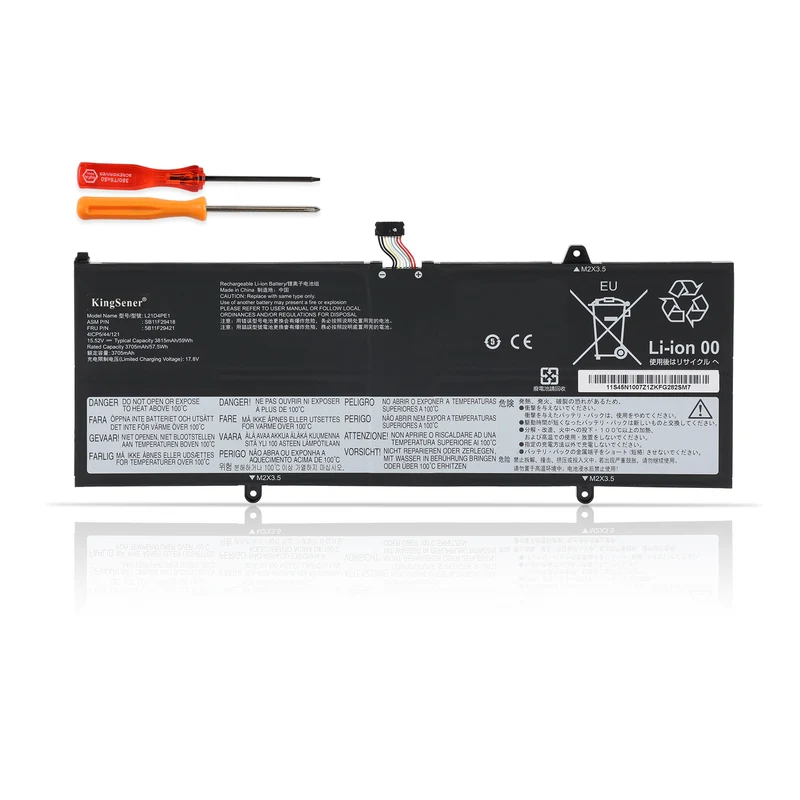 L21M4PE2 L21C4PE2 L21D4PE1 Laptop Battery For Lenovo Yoga 6-13ABR8 Yoga 6-13ALC7 L21L4PE2 SB11F29412 5B11F29411 SB11F29410 5B11F29414 | KingSener
