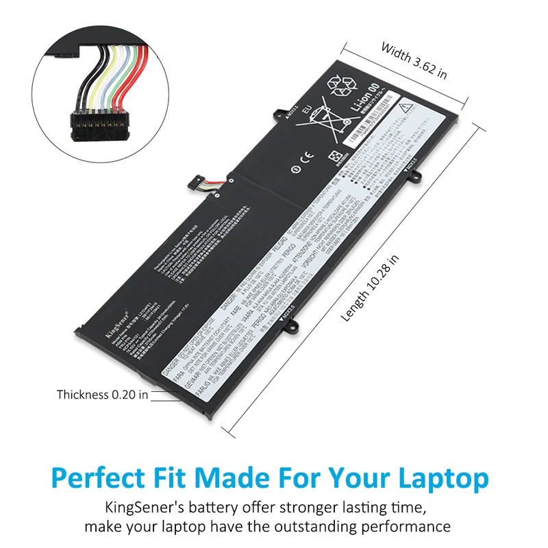 L21M4PE2 L21C4PE2 L21D4PE1 Laptop Battery For Lenovo Yoga 6-13ABR8 Yoga 6-13ALC7 L21L4PE2 SB11F29412 5B11F29411 SB11F29410 5B11F29414 | KingSener