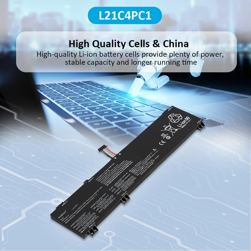 L21M4PC0 Laptop Battery 60Wh For Lenovo Gaming 3 15ARH7 Legion Y9000P IAH7H