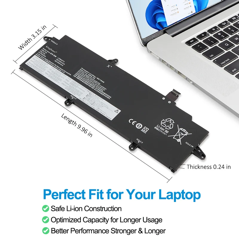 Lenovo ThinkPad X13 Gen 2 Gen 3 Battery Replacement L20D4P73 54.7Wh