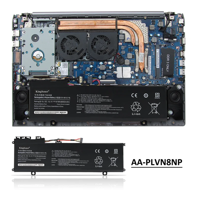 AA-PLVN8NP Laptop Battery for Samsung ATIV Book 8 Touch 780Z5E 870Z5G