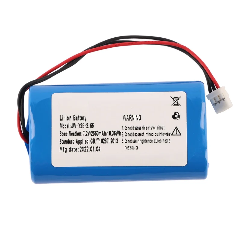Replacement Medical Battery For YUSEN JW-Y2S-2.55 7.2V 18.36Wh