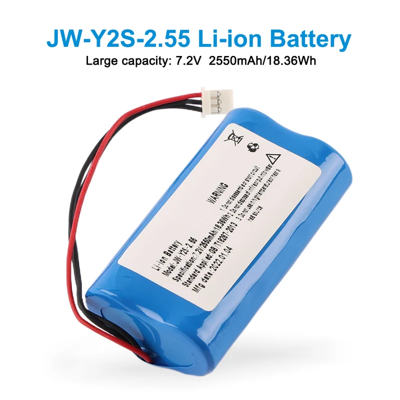 Replacement Medical Battery For YUSEN JW-Y2S-2.55 7.2V 18.36Wh