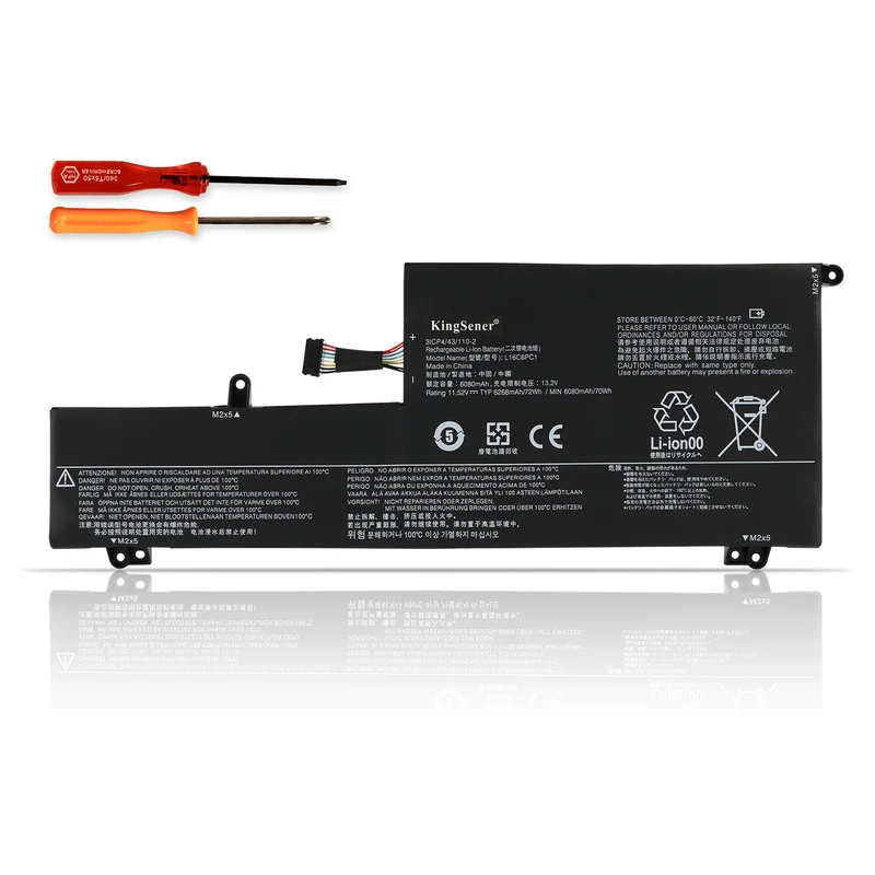 L16M6PC1 L16C6PC1 L16L6PC1 Laptop Battery For Lenovo Yoga 720 720-15 720-15Ikb Series 5B10M53743 5B10M53744 5B10M53745