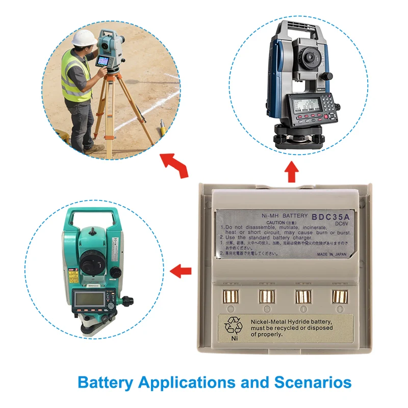 BDC35A BDC35 Battery For Sokkia Total Station SET22B SET22D SET230R SET130R