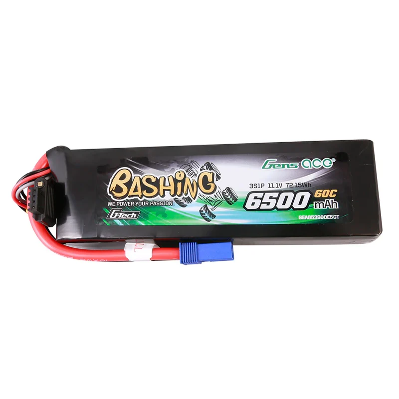 Gens Ace Accu lipo G-Tech 11.1v 6500mAh 60C EC5 GEA653S60E5GT