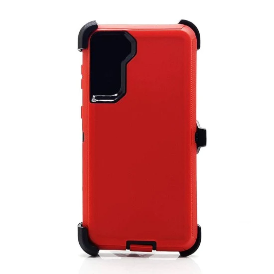 Defender Case w/ Clip For Samsung S24 Plus (red)