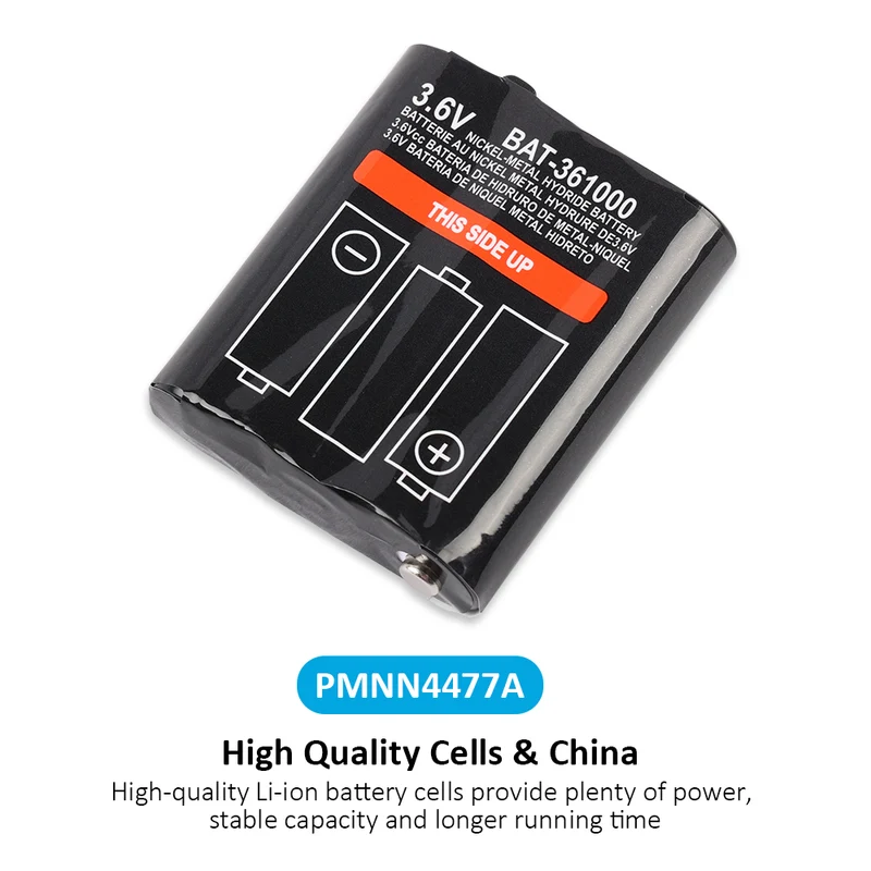 PMNN4477AR Rechargeable Battery Pack For Motorola P/N1532 KEBT-1300 NiMH Rechargeable