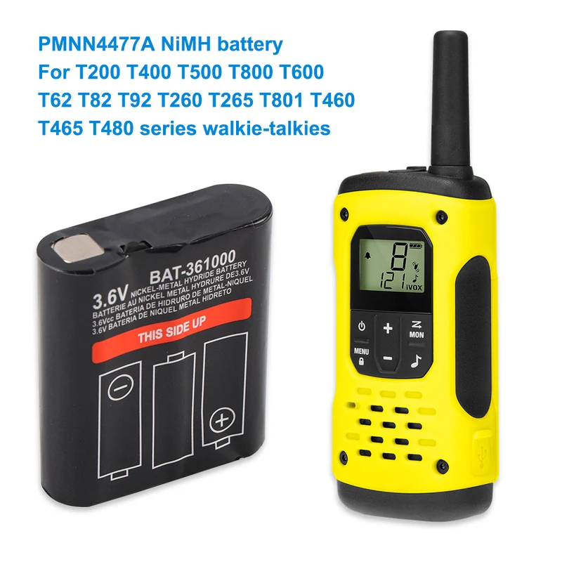 PMNN4477AR Rechargeable Battery Pack For Motorola P/N1532 KEBT-1300 NiMH Rechargeable