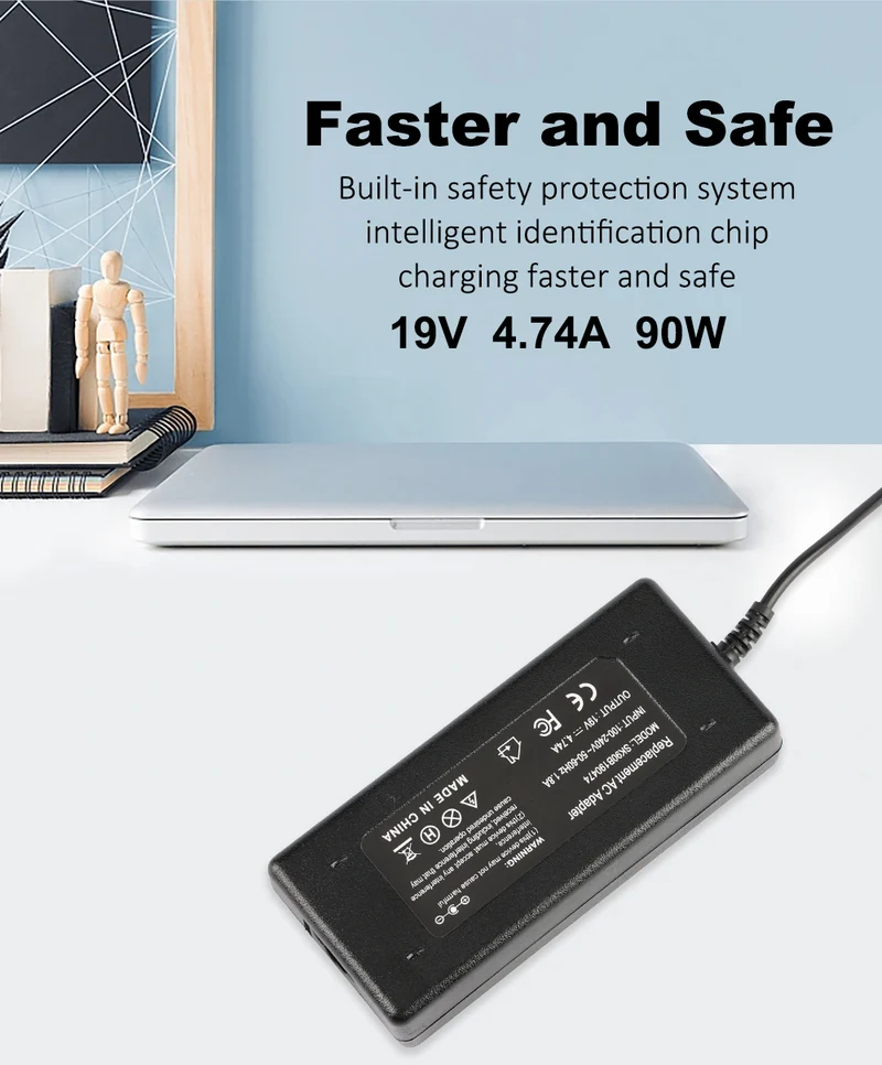 19V 4.74A 90W AC Adapter For Asus K53 K43 X43 A43 N43 Series 5.5*2.5mm