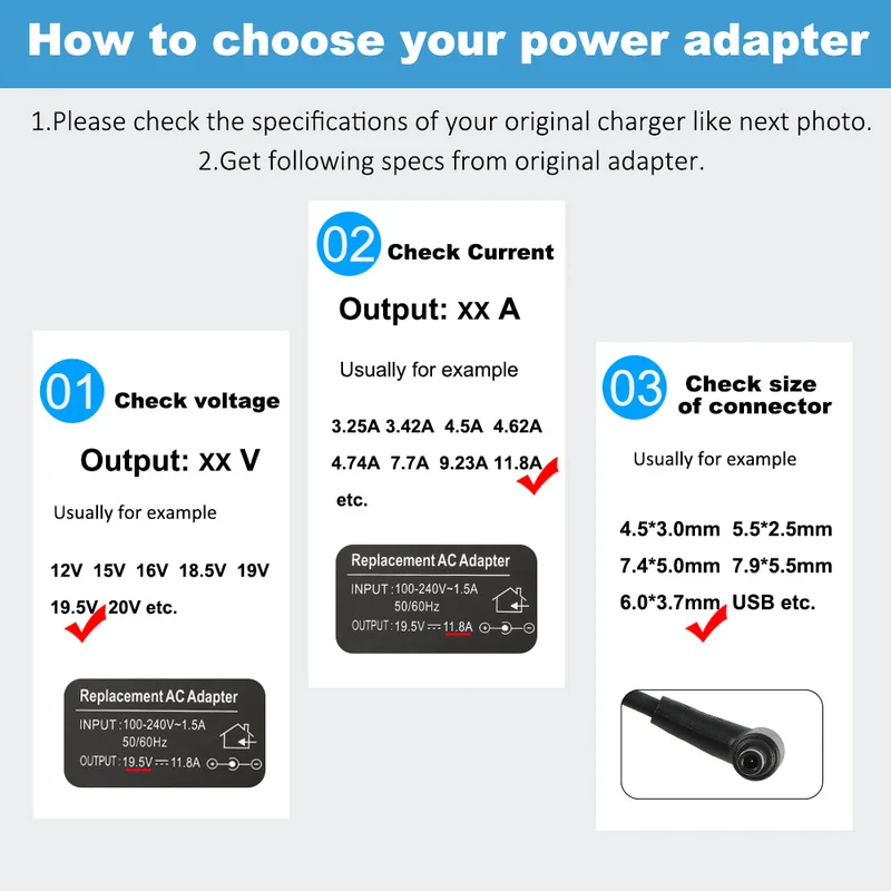 19.5V 11.8A 230W Laptop Charger For ASUS G750JM G751JM G750JS G46VW G55VW G70G G70S G70SG G75JW