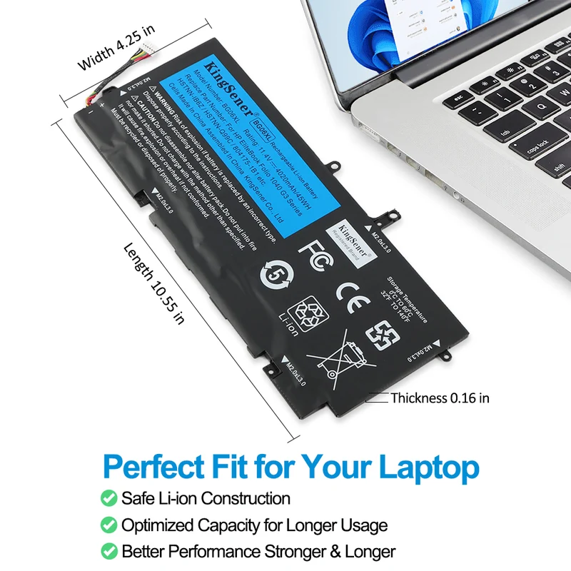 HP EliteBook 1040 G3 (BG06XL 45Wh)