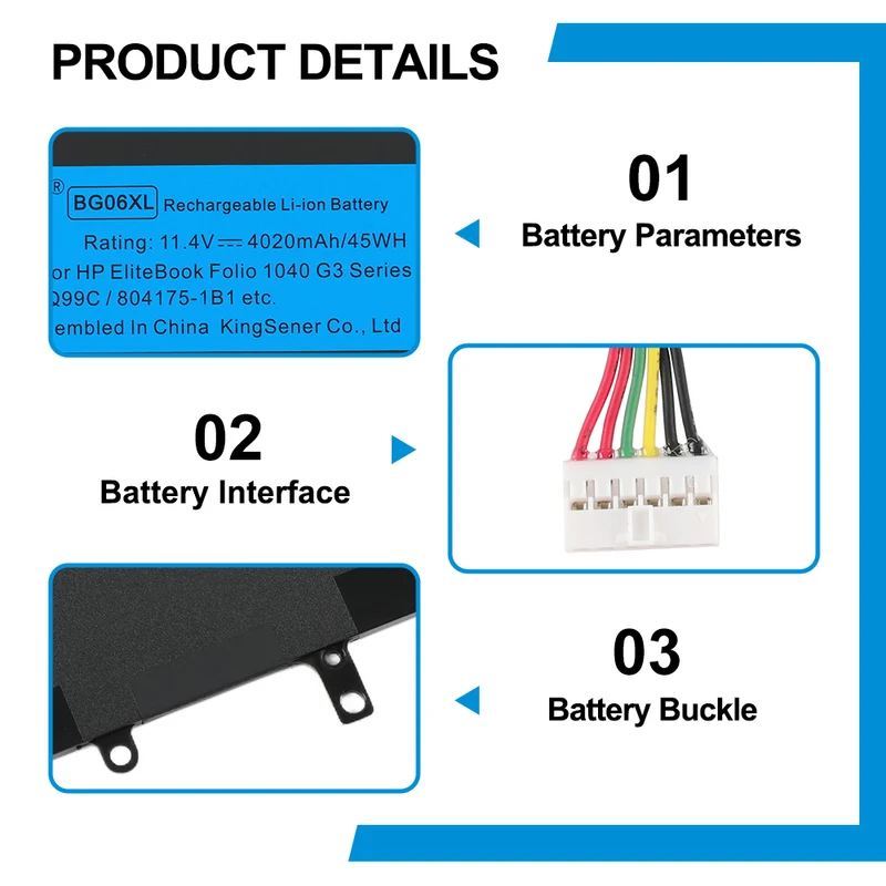 HP EliteBook 1040 G3 (BG06XL 45Wh)
