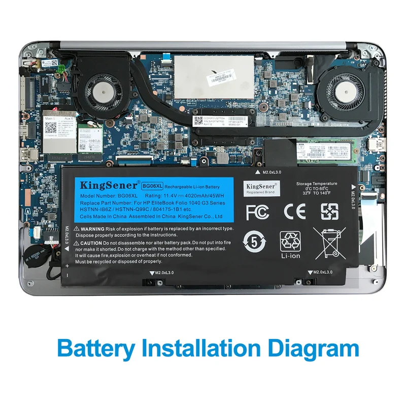 HP EliteBook 1040 G3 (BG06XL 45Wh)