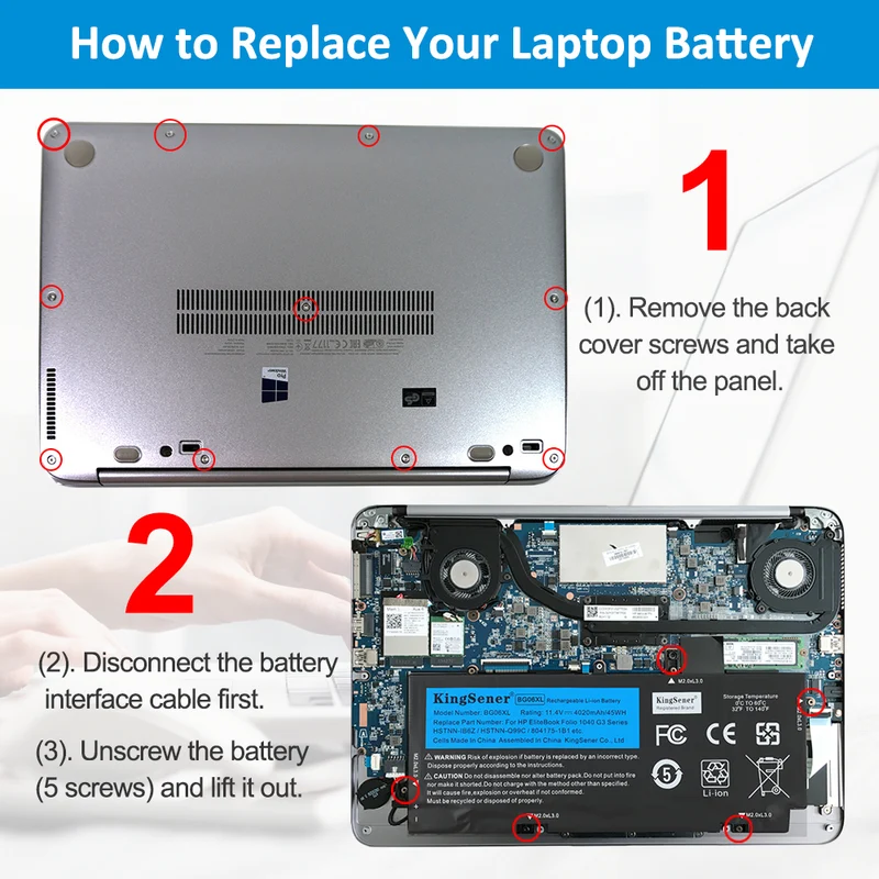 HP EliteBook 1040 G3 (BG06XL 45Wh)