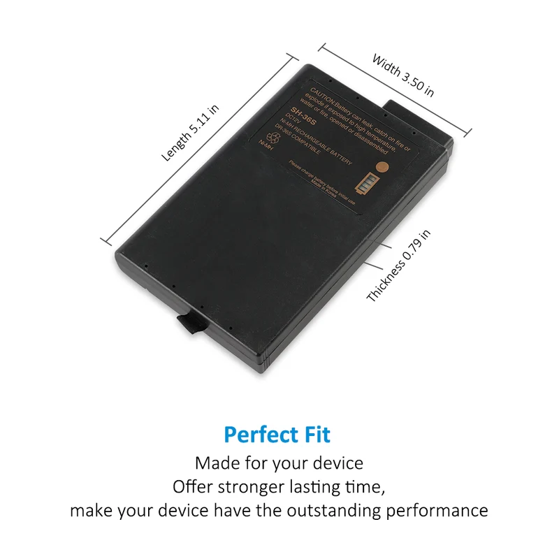 DR-36S SH-36S Replacement Battery For Agilent Technologies M2 M3 M3046A M4 12V 4000mAh