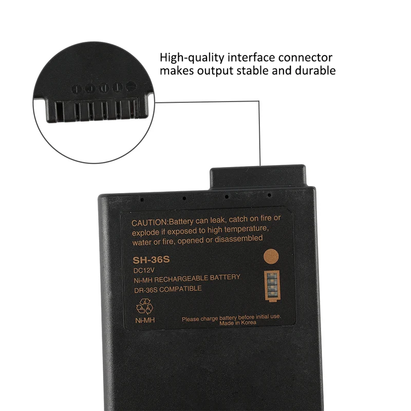 DR-36S SH-36S Replacement Battery For Agilent Technologies M2 M3 M3046A M4 12V 4000mAh