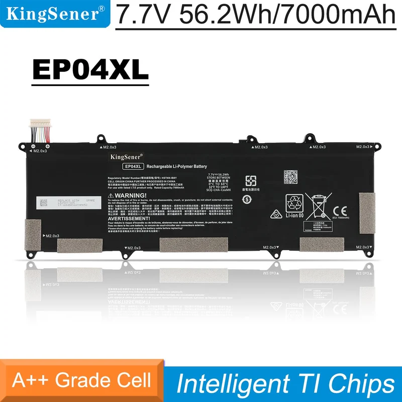 Replacement Battery For HP EP04XL HSTNN-IB8Y EP04056XL HSTNN-DB9J 7.7V 56.2Wh