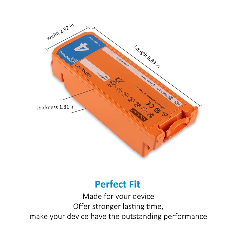 NKPB-28271K Replacement Battery For Nihon Kohden AED-2100 AED-2100K AED-2150 AED-2151 AED-2152 27V 2800mAh