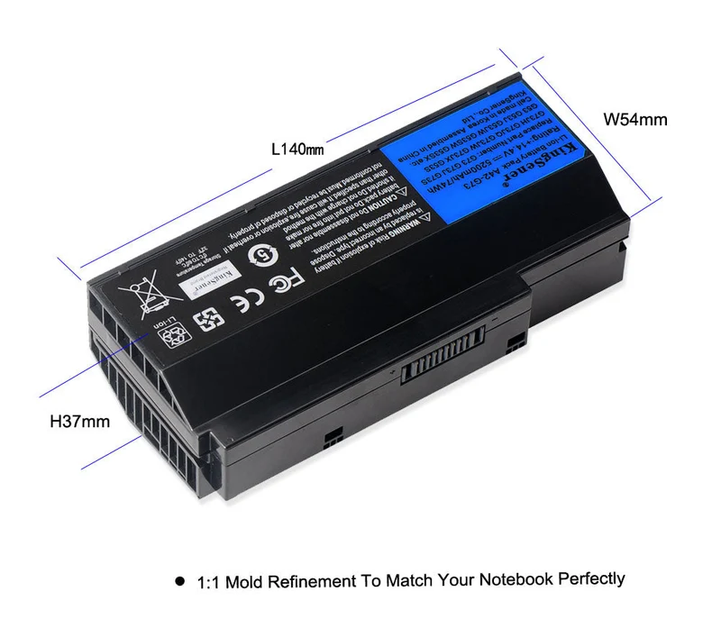A42-G73 Battery FOR Asus G53 G53JH G53JW G53SW G53SX G73 G73JH G73JW