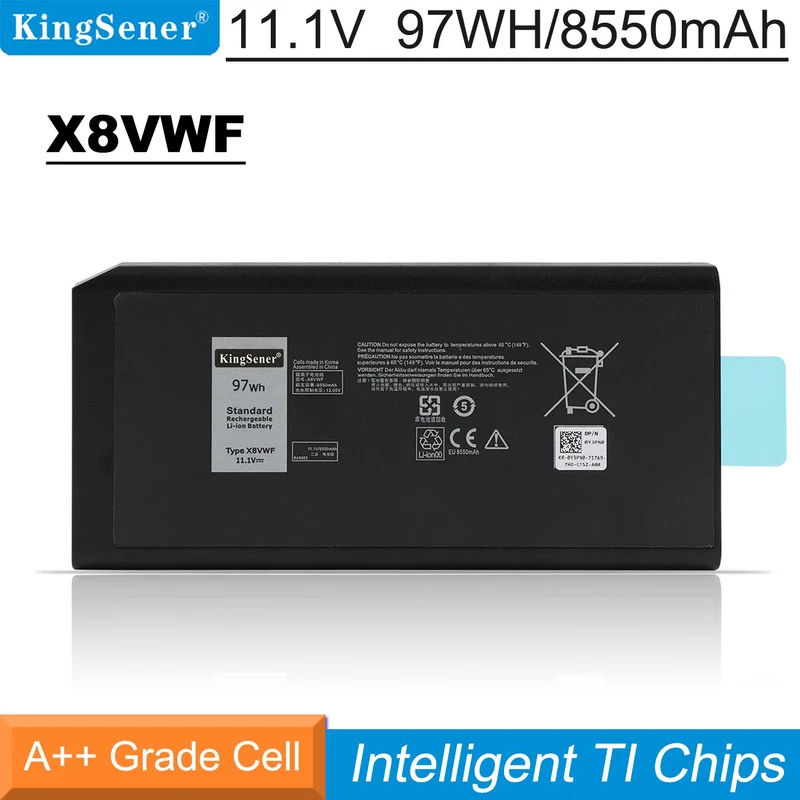 Laptop Battey For Dell DKNKD 4XKN5 04XKN5 05XT3V 09FN4 451-12187 451-12188 453-BBBD XN4KN 11.1V 97WH