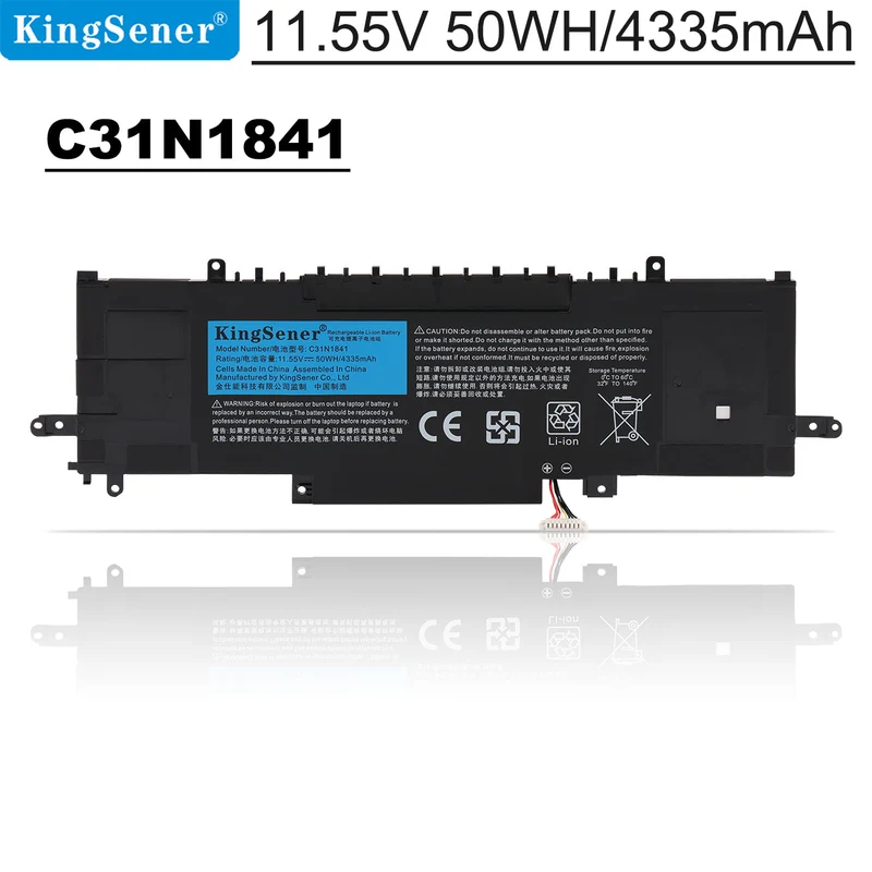 C31N1841 Replacement Battery For ASUS ZenBook 14 UM433 UM433DA series UX434F UX434DA UX434F 11.55V 50wh