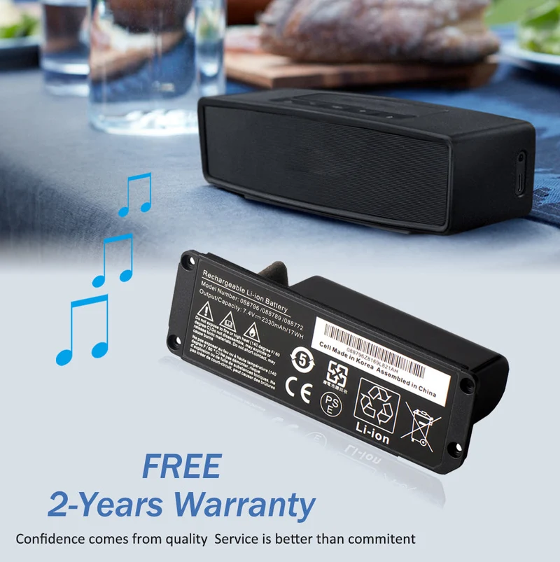 LUSONBAY 088796 088789 088772 080841 Bluetooth Speaker Wireless Battery For BOSE Soundlink Mini | US Stock