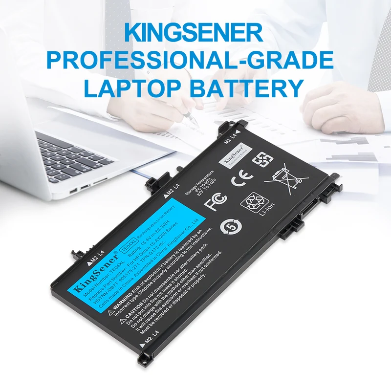 TE04XL Battery for HP OMEN 15-AX200 15-BC200 Pavilion 15-BC Series — 15.4V 63.3Wh